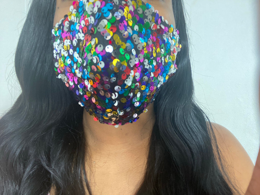 Confetti mask
